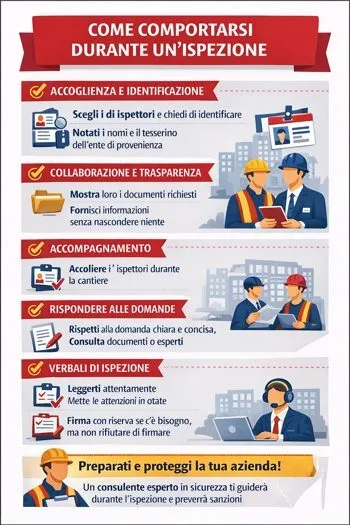 come comportarsi in fase di ispezione del cantiere