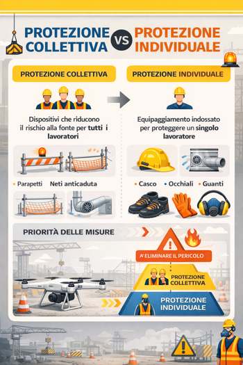 immagine dispositivi di protezione collettiva e individuale