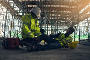 incidente sul cantiere edile