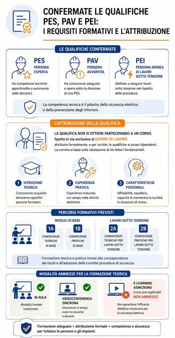 infografica qualifiche pes pav e pei
